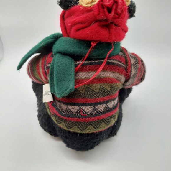 TJ Collection Black Bear Plush with Baby Bear 8'' Tall Decor Cabin Lodge - Picture 6 of 10